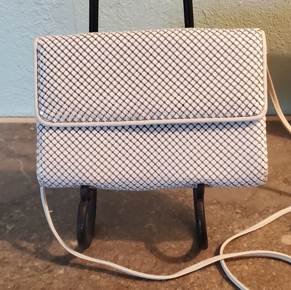 Whiting & Davis vintage mesh crossbody
